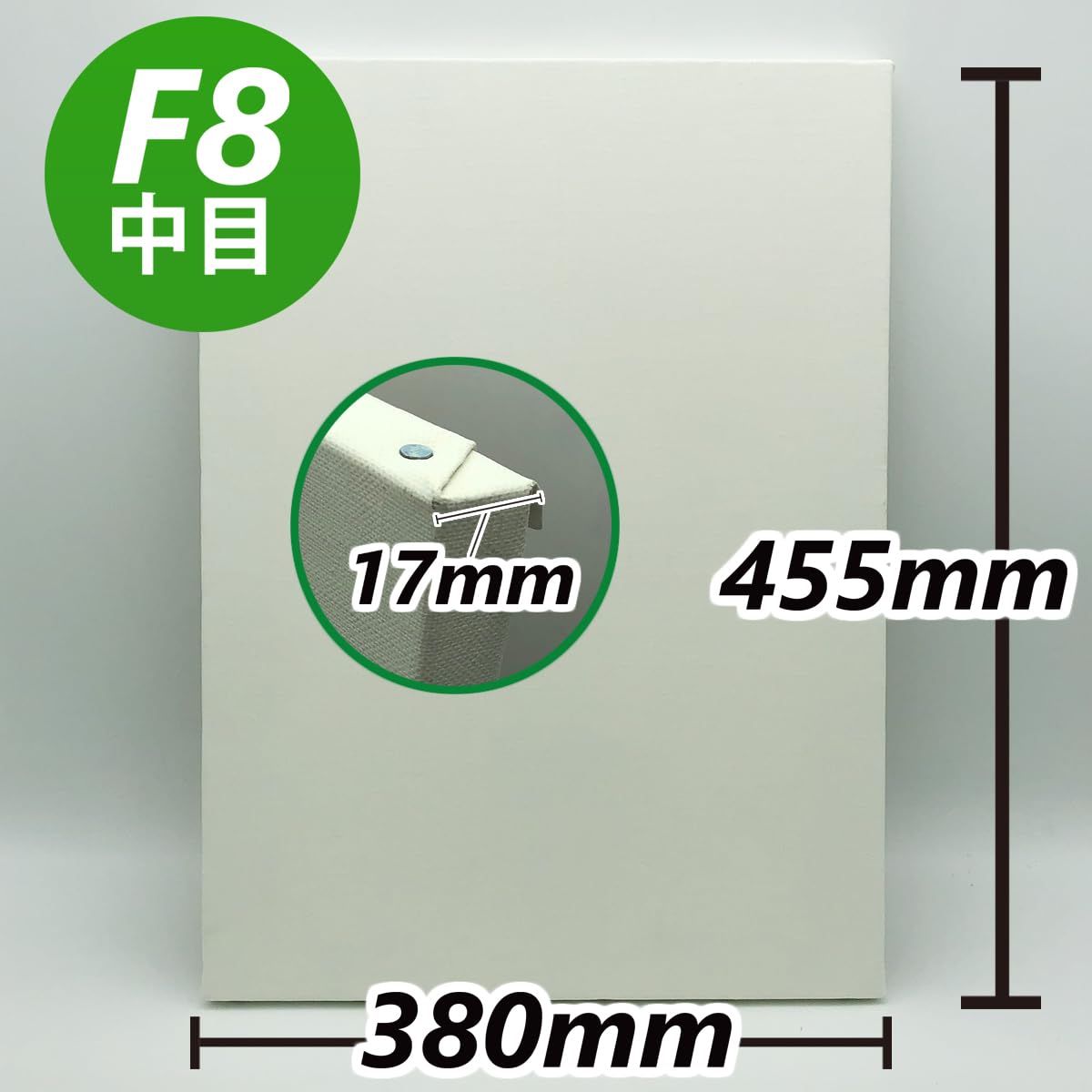 Amazon.co.jp: ゆめ画材 限定 張りキャンバス F8 麻100％ 中目 油彩
